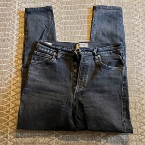 Agolde Nico jeans in washed black